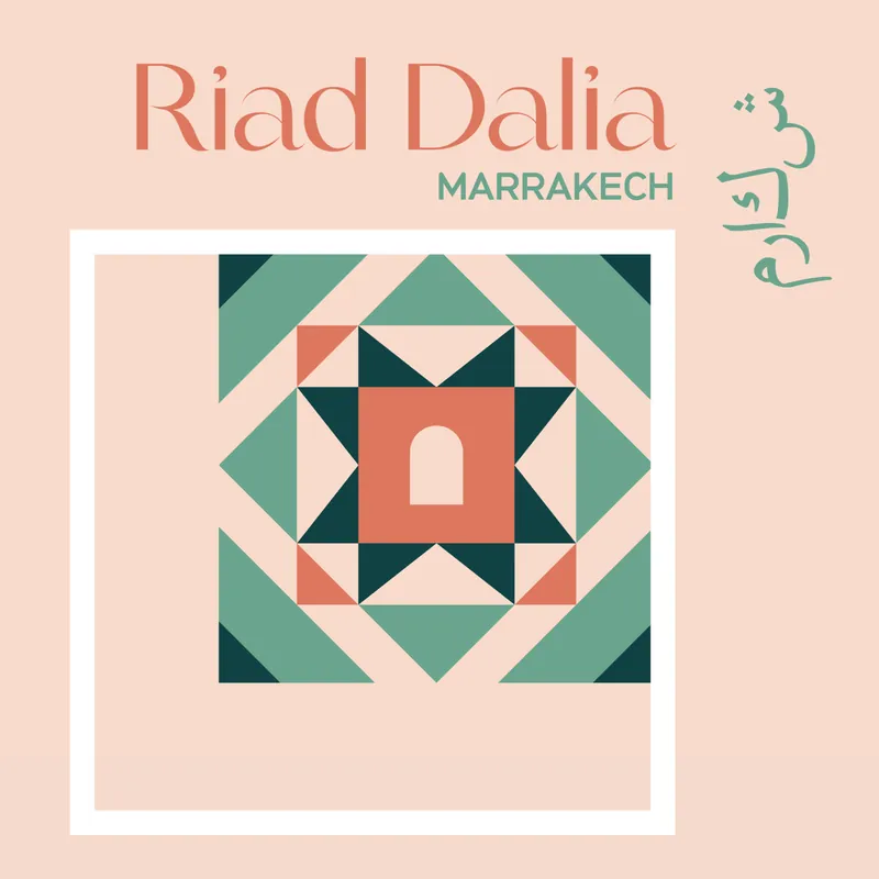 Riad Dalia, Marrakech: logo e brand identity